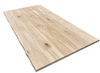 Blat Dębowy Lity Gr.4cm Szer.80cm Surowy