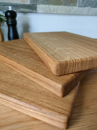 NATURALNA DĘBOWA DESKA KULINARNA "SOLID OAK"