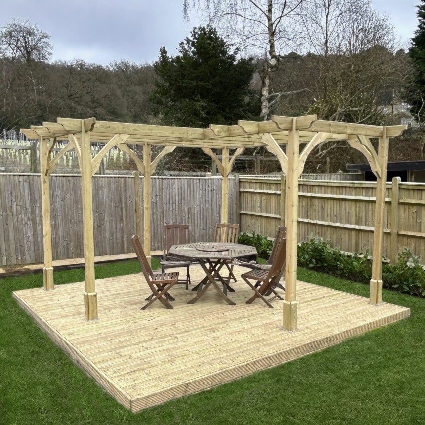 Drewniana pergola